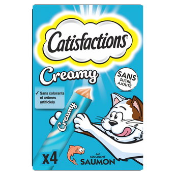 Image de Friandises chat Creamy au saumon CATISFACTIONS