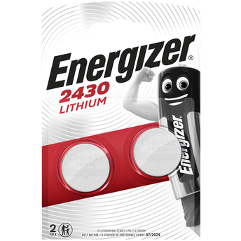 Image de Pile bouton ENERGIZER, Mini, Lithium, CR2430, 2