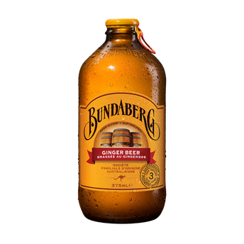 Image de Boisson gazeuse Ginger Berr sans alcool aromatisée au gingembre BUNDABERG, bouteille de