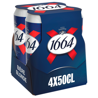Image de Bière blonde 1664, 5,9° - Canettes