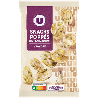 Image de U
Gâteau apéritif Snacks poppés saveur vinaigre, sachet