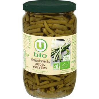 Image de U BIO
Haricots verts extra fins - Bocal