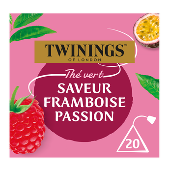 Image de Thé vert framboise fruit de la passion TWININGS