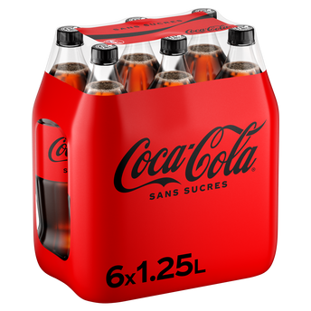 Image de Soda COCA-COLA sans sucres - Pack bouteilles