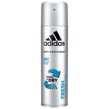 Adidas Déodorant Pour Homme Fresh Cool & Dry Adidas, 200ml