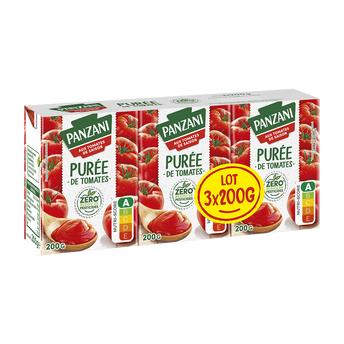 Image de Purée de tomates zéro résidu de pesticides PANZANI