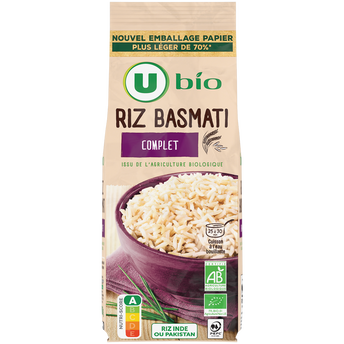 Image de U BIO
Riz basmati complet