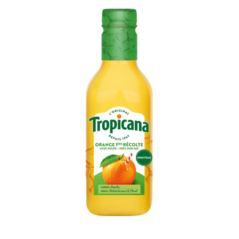 Image de Pur Jus frais réfrigéré d'orange avec pulpe TROPICANA - Bouteille