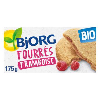 Image de Fourrés à la framboise bio BJORG paquet