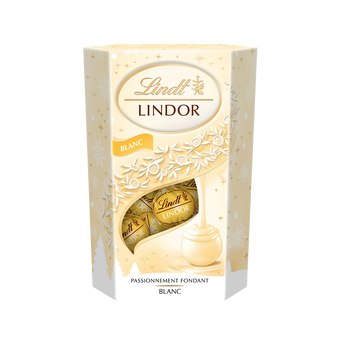 Image de Assortiment Confiserie Chocolat Lindor cornet blanc LINDT
