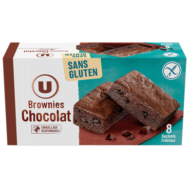 Biscuits brownies chocolat sans gluten 240g - Super U, Hyper U, U Express 