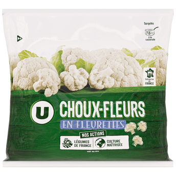Image de U
Choux fleurs en fleurettes  sachet de
