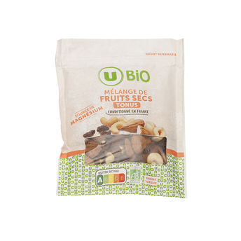 Image de U BIO
Mélange de fruits secs "Tonus", sachet