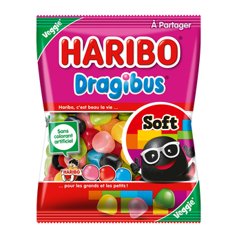Image de Confiserie dragéifiée dragibus soft HARIBO sachet