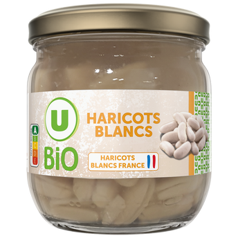 Image de U BIO
Haricots blancs bocal 37cl