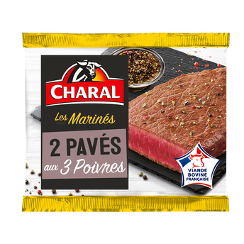 Image de Pavé de boeuf aux 3 poivres CHARAL - 2x130g