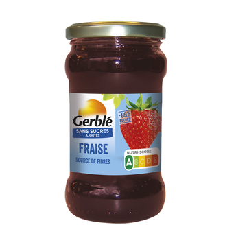 Image de GERBLE - Confiture fraise sans sucres ajoutés