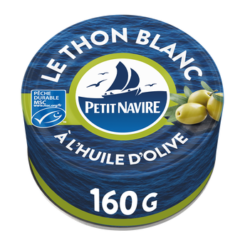 Image de Thon Blanc MSC à l'huile d'olive vierge extra PETIT NAVIRE