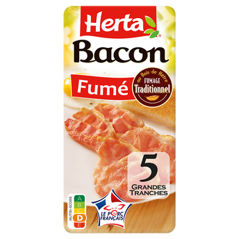 Image de Bacon grandes tranches HERTA x5
