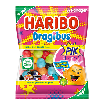 Image de Confiserie dragibus pik HARIBO, sachet de