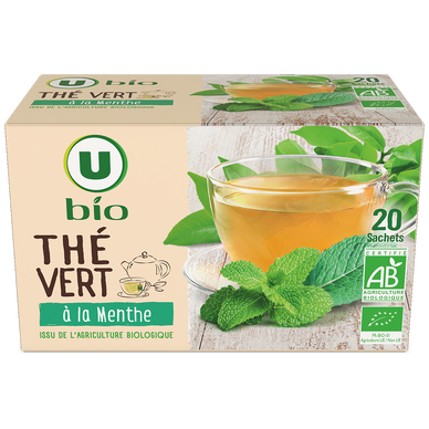 Boîte à Thé En Bambou - 10 Compartiments Avec Couvercle Transparent - Rangement Sachets De Thé 36x20x9 Cm