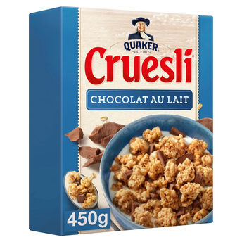 Image de Céréales cruesli au chocolat au lait belge QUAKER