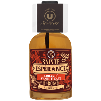 Image de U
Rhum arrangé vanille café SAINTE ESPERANCE,U,30°, bouteille de