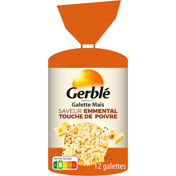 Image de Galette maïs emmental poivre GERBLE