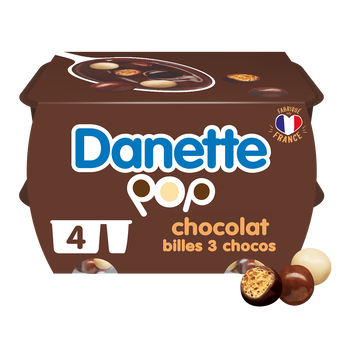 Image de Crème dessert chocolat billes chocolat DANETTE