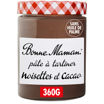 Image de Pâte à tartiner noisette cacao BONNE MAMAN