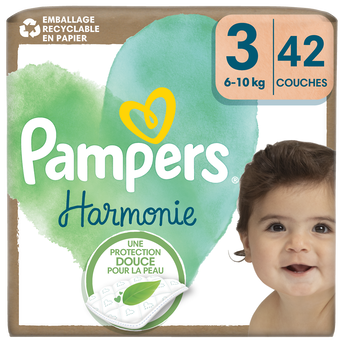 Image de Couches Géant PAMPERS Harmonie T3