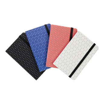 Image de U
Carnet élastique 9x14cm ligné 90g 120 pages motifs coloris