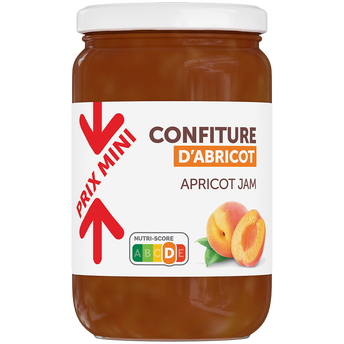 Image de Confiture d'abricot PRIX MINI, pot