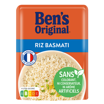 Image de Riz micro-ondable Basmati 2min BEN'S ORIGINAL