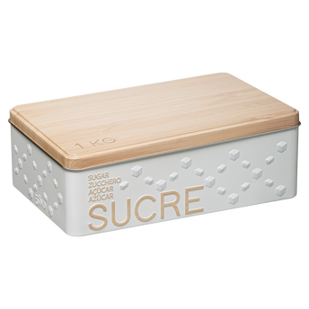 Image de Boîte sucre mx scandi nat br6 20x13x6,5cm blanche en