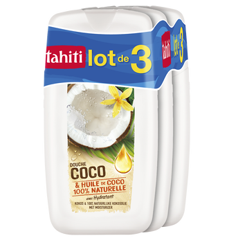 Image de Gel douche coco & huile de coco TAHITI lot