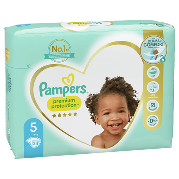 Pampers Couches Premium Protection Pampers Geant T5 X34