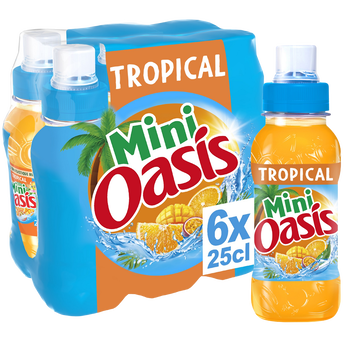 Image de Boisson aux fruits Tropical OASIS - le pack de 6 bouteilles de