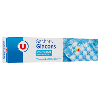 Image de U
Sachets à glaçons 15 sachets de 24