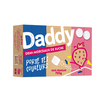 Image de Sucre demi rond en morceaux DADDY, paquet de