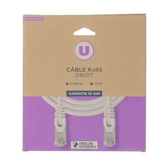 Image de U
Cable rj45 droit cat6