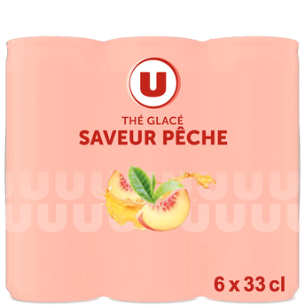 Image de U
Boisson au thé Saveur pêche - Pack Canettes