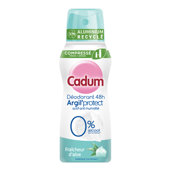 Image de Déodorant aérosol femme aloé CADUM