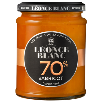Image de Confiture aux abricots 70% LEONCE BLANC