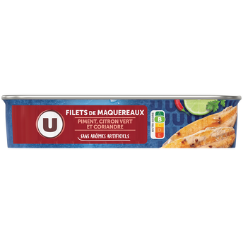 Image de U
Filets de maquereaux au piment, citron vert et coriandre
