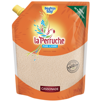 Image de Sucre poudre cassonade La Perruche BEGHIN SAY, doypack de