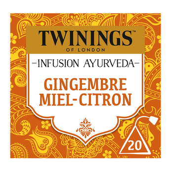 Image de Infusion Ayurveda Gingembre Miel TWININGS 20
