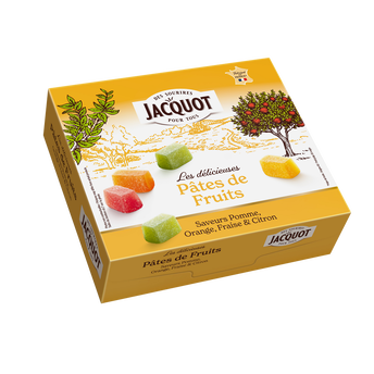 Image de Pâtes de fruits batonnets Jacquot boîte