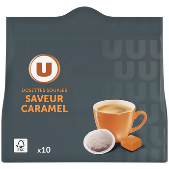 Image de U
Café dosettes SAVEUR CARAMEL N° - compatible SENSEO