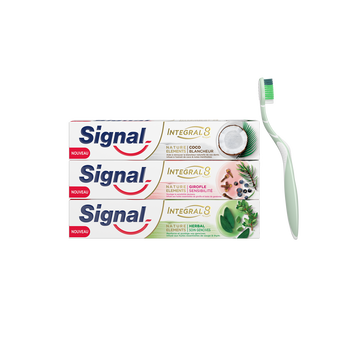 Image de Dentifrice intégral 8 coco blancheur SIGNAL, tube de